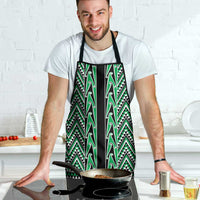 New Zealand Maori Niho Taniwha Apron Kakariki Mangopare and Puhoro Pattern - Polynesian Pride