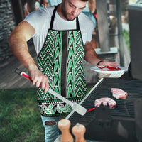 New Zealand Maori Niho Taniwha Apron Kakariki Mangopare and Puhoro Pattern - Polynesian Pride