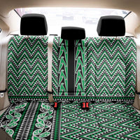 New Zealand Maori Niho Taniwha Back Car Seat Cover Kakariki Mangopare and Puhoro Pattern