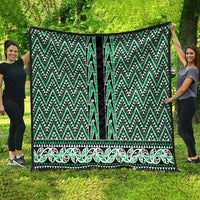 New Zealand Maori Niho Taniwha Quilt Kakariki Mangopare and Puhoro Pattern