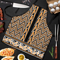 New Zealand Maori Niho Taniwha Apron Karaka Mangopare and Puhoro Pattern - Polynesian Pride