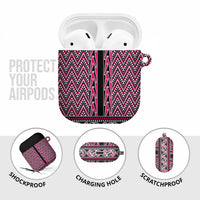 New Zealand Maori Niho Taniwha AirPods Case Mawhero Mangopare and Puhoro Pattern LT9 - Polynesian Pride