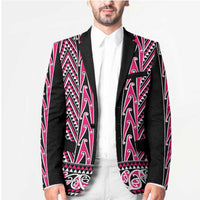 New Zealand Maori Niho Taniwha Blazer Mawhero Mangopare and Puhoro Pattern - Polynesian Pride