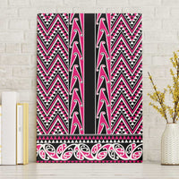 New Zealand Maori Niho Taniwha Canvas Wall Art Mawhero Mangopare and Puhoro Pattern