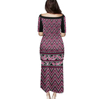 New Zealand Maori Niho Taniwha Family Matching Puletasi and Hawaiian Shirt Mawhero Mangopare and Puhoro Pattern