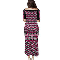 New Zealand Maori Niho Taniwha Puletasi Mawhero Mangopare and Puhoro Pattern