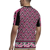 New Zealand Maori Niho Taniwha Rugby Jersey Mawhero Mangopare and Puhoro Pattern