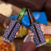 New Zealand Maori Niho Taniwha 4 in 1 Can Cooler Tumbler Waiporopo Mangopare and Puhoro Pattern