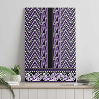 New Zealand Maori Niho Taniwha Canvas Wall Art Waiporopo Mangopare and Puhoro Pattern