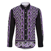 New Zealand Maori Niho Taniwha Family Matching Long Sleeve Bodycon Dress and Hawaiian Shirt Waiporopo Mangopare and Puhoro Pattern