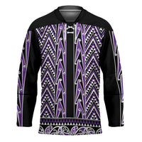 New Zealand Maori Niho Taniwha Hockey Jersey Waiporopo Mangopare and Puhoro Pattern - Polynesian Pride