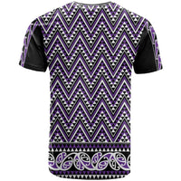 New Zealand Maori Niho Taniwha T Shirt Waiporopo Mangopare and Puhoro Pattern