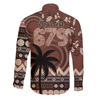 Personalised Bula Fiji 679 Family Matching Puletasi and Hawaiian Shirt Fijian Tagimoucia Masi Tapa Art
