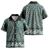 New Zealand Maori Niho Taniwha Kid Hawaiian Shirt Papua Shell - Mangopare Puhoro Pattern LT9 - Polynesian Pride