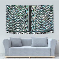 New Zealand Maori Niho Taniwha Tapestry Papua Shell - Mangopare Puhoro Pattern