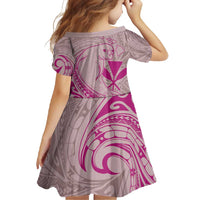 Hawaii Monk Seal and Map Family Matching Mermaid Dress and Hawaiian Shirt Polynesian Kanaka Maoli Pink Vibe LT9 - Polynesian Pride