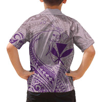 Hawaii Monk Seal and Map Family Matching Tank Maxi Dress and Hawaiian Shirt Polynesian Kanaka Maoli Violet Vibe