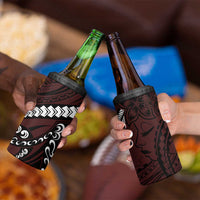 Polynesian Girl Tribal Tattoo 4 in 1 Can Cooler Tumbler Oxbood Vibe