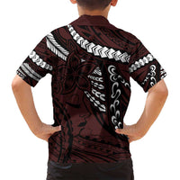 Polynesian Girl Tribal Tattoo Family Matching Tank Maxi Dress and Hawaiian Shirt Oxbood Vibe
