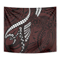 Polynesian Girl Tribal Tattoo Tapestry Oxbood Vibe