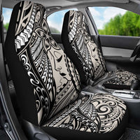 Polynesian Girl Tribal Tattoo Car Seat Cover Beige Vibe LT9 - Polynesian Pride