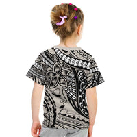 Polynesian Girl Tribal Tattoo Kid T Shirt Beige Vibe