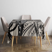 Polynesian Girl Tribal Tattoo Tablecloth Beige Vibe