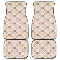 Hawaiian Palaka Quilt Pattern Car Mats Hawaii Culture Bird of Paradise Exotic Motif - Polynesian Pride