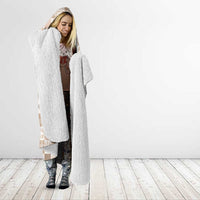 Hawaiian Palaka Quilt Pattern Hooded Blanket Hawaii Culture Bird of Paradise Exotic Motif - Polynesian Pride