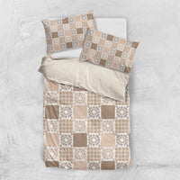 Hawaiian Palaka Quilt Pattern Bedding Set Hawaii Culture Honu Turtle - Polynesian Pride