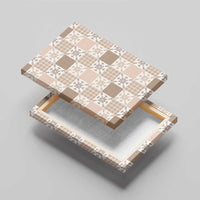 Hawaiian Palaka Quilt Pattern Canvas Wall Art Hawaii Culture Pineapple - Polynesian Pride