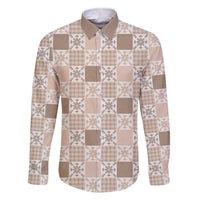 Hawaiian Palaka Quilt Pattern Family Matching Short Sleeve Bodycon Dress and Hawaiian Shirt Hawaii Culture Pineapple - Polynesian Pride