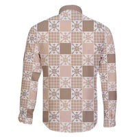 Hawaiian Palaka Quilt Pattern Family Matching Short Sleeve Bodycon Dress and Hawaiian Shirt Hawaii Culture Pineapple - Polynesian Pride