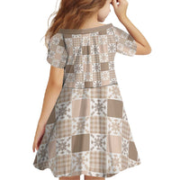 Hawaiian Palaka Quilt Pattern Family Matching Tank Maxi Dress and Hawaiian Shirt Hawaii Culture Pineapple - Polynesian Pride