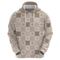 Hawaiian Palaka Quilt Pattern Hoodie Hawaii Culture Pineapple - Polynesian Pride