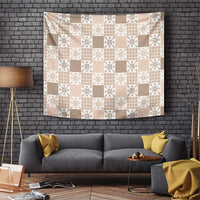 Hawaiian Palaka Quilt Pattern Tapestry Hawaii Culture Pineapple - Polynesian Pride