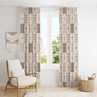 Hawaiian Palaka Quilt Pattern Window Curtain Hawaii Culture Pineapple - Polynesian Pride