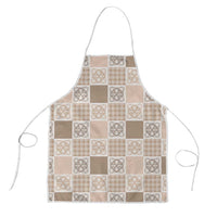 Hawaiian Palaka Quilt Pattern Apron Hawaii Culture Tropical Flowers Mix - Polynesian Pride