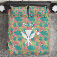 Seamless Hawaiian Quilt Pattern Bedding Set Hawaii Culture Palm Leaf Tropical - Polynesian Pride