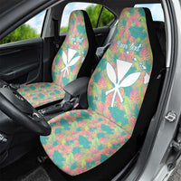 Seamless Hawaiian Quilt Pattern Car Seat Cover Hawaii Culture Palm Leaf Tropical - Polynesian Pride