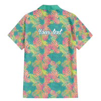 Seamless Hawaiian Quilt Pattern Family Matching Mermaid Dress and Hawaiian Shirt Hawaii Culture Palm Leaf Tropical - Polynesian Pride