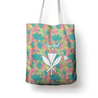 Seamless Hawaiian Quilt Pattern Tote Bag Hawaii Culture Palm Leaf Tropical - Polynesian Pride
