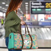 Seamless Hawaiian Quilt Pattern Travel Bag Hawaii Culture Palm Leaf Tropical - Polynesian Pride