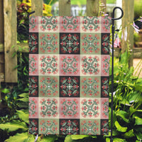 Seamless Pattern Pikake Lei Garden Flag Floral Squares Pikake - Polynesian Pride