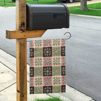 Seamless Pattern Pikake Lei Garden Flag Floral Squares Pikake - Polynesian Pride