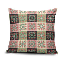 Seamless Pattern Pikake Lei Pillow Cover Floral Squares Pikake - Polynesian Pride