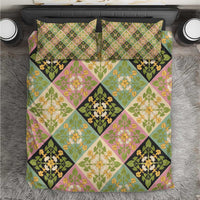 Seamless Pattern Puakenikeni and Kalo Bedding Set - Polynesian Pride