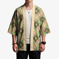 Seamless Pattern Puakenikeni and Kalo Kimono - Polynesian Pride