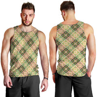 Seamless Pattern Puakenikeni and Kalo Men Tank Top - Polynesian Pride