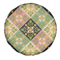 Seamless Pattern Puakenikeni and Kalo Spare Tire Cover - Polynesian Pride